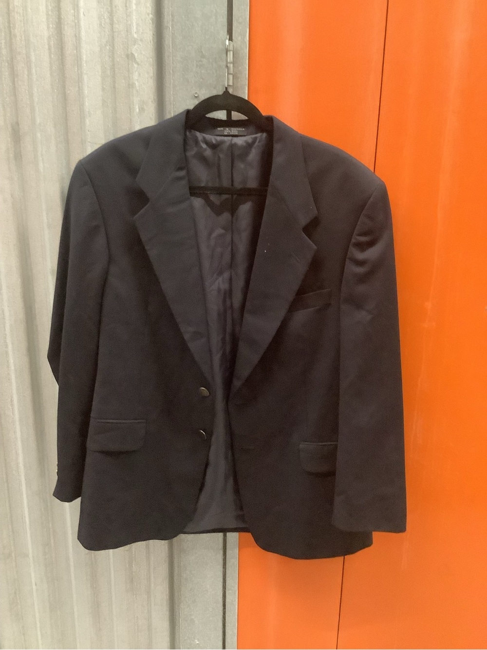 Albert Nipon Men's Navy Two-Button Sport Coat